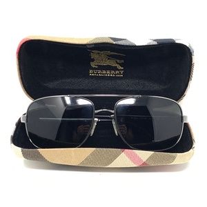 Burberry Aviator Sunglasses with Case